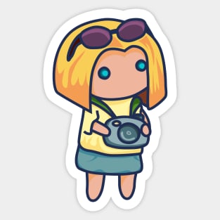 photographer girl Sticker